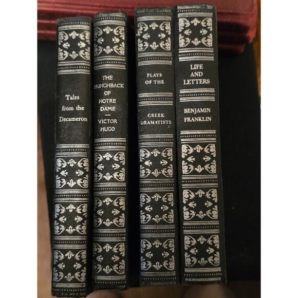 Set Of 4 Vintage Classic Literature Hardcovers: Tales From The Decameron The Hun - Picture 3 of 4